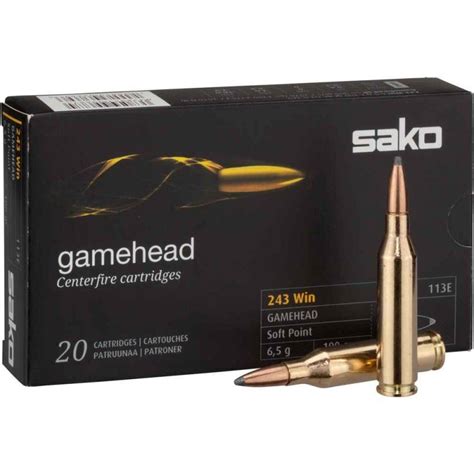 AMUNICJA KULOWA SAKO 243 WIN GAMEHEAD 6 5 GR