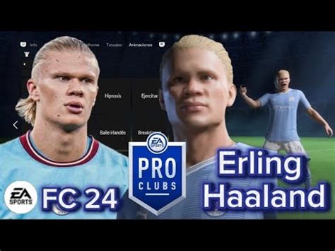 Erling Haaland EA FC 24 Pro Clubs Face Creation FIFA 24 Clubes Pro