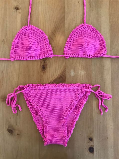 Crochet Bikini Pattern Brazilian Cut Boho Crochet Bikini Etsy