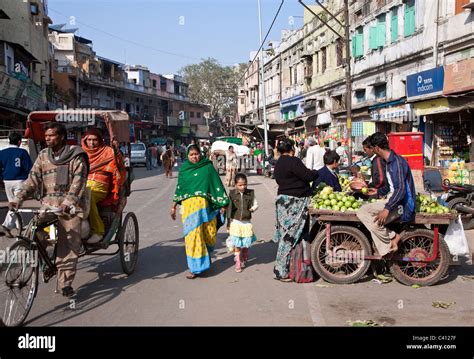 Paharganj street. New Delhi. India Stock Photo - Alamy