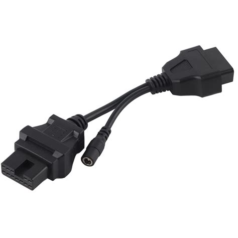 Diagnostic Adapter Cable 12 Pin Obd1 To 16 Pin Obd2 20cm79in Fit For Mitsubishi