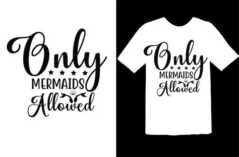 Premium Vector Mermaid Svg Tshirt Mermaid Svg Mermaid Svg Design