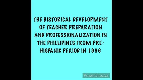 The Historical Development Of Teacher Preparation And