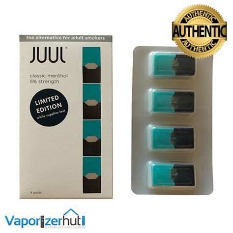 Classic Menthol 5 Juul Pod Refills United Kingdom