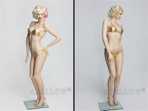 Fashion Full Body Fiberglass Realistic Female Mannequins Sale Monroe