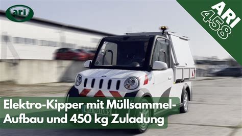 Ari M Llfahrzeug Kipper Elektrotransporter Mit Lifepo Akku