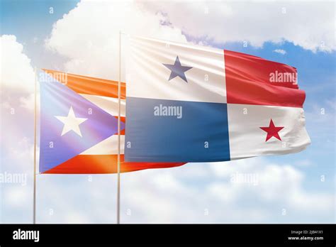 Bandera de panamá puerto rico fotografías e imágenes de alta resolución