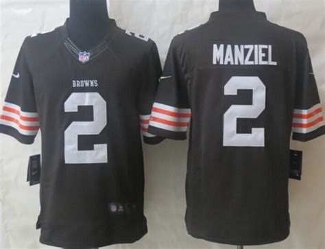 Nike Cleveland Browns 2 Johnny Manziel Brown Limited Jersey