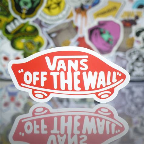 Vans Off The Wall Classic Logo Sticker Logo Sticker Wall Classic