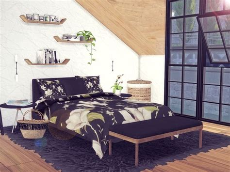 Sookys Floral Bedding 2 Malha NecessÁria Sims 4 Cc Furniture Floral