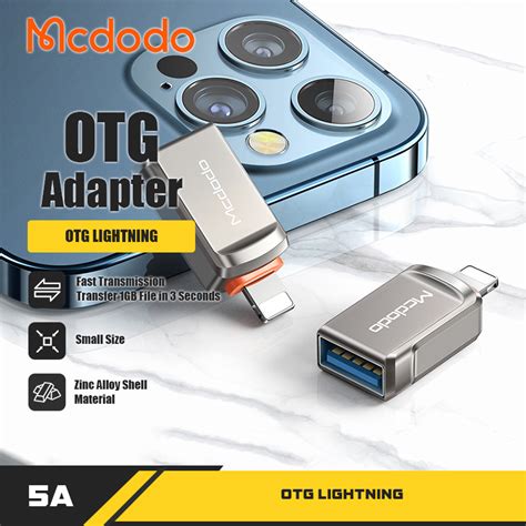 Jual Himtech Mcdodo Ot Converter Otg Usb Female To Lightning