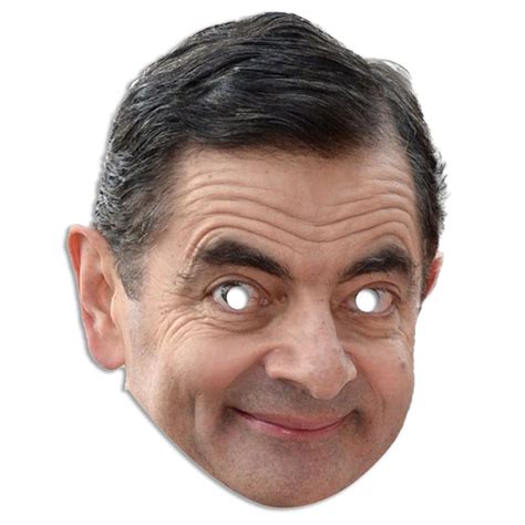 Mr Bean Mask Rowan Atkinson Comedian Celebrity Masks – Celebrity Paper ...