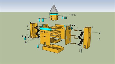 Teatro Del Mondo Aldo Rossi Modelo Sketchup Dibujo De Arquitectura