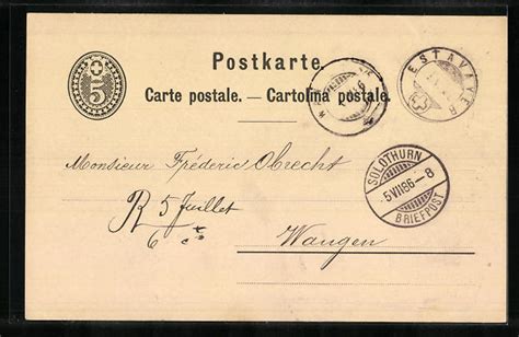 Vorläufer Ansichtskarte Neuchatel 1886 Fabrique de Chocolat Ph