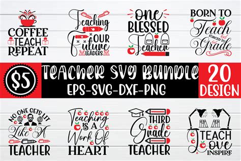 Teacher Svg Bundle Bundle · Creative Fabrica