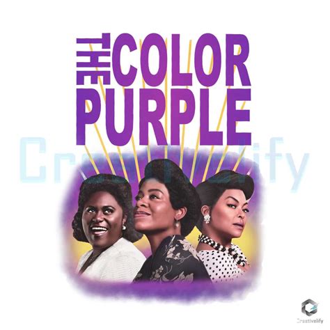 The Color Purple Movie 2023 PNG File Download - CreativeLify