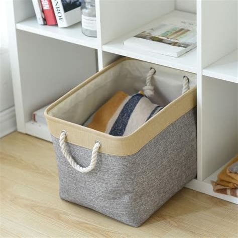 Snapklik Thewarmhome Storage Basket For Organizing Fabric Large