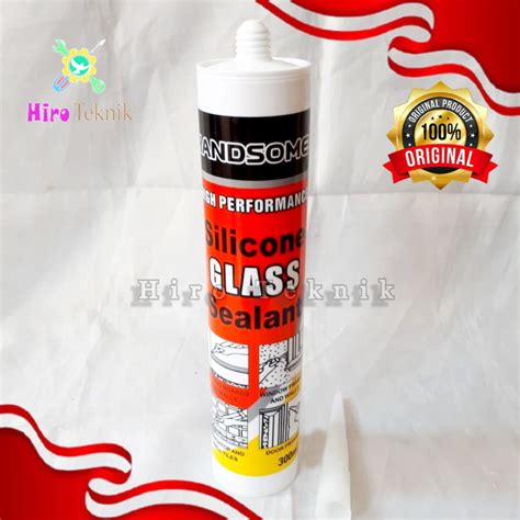 Jual LEM HANDSOME SILICON SEALANT Botol Black SEALANT LEM Shopee