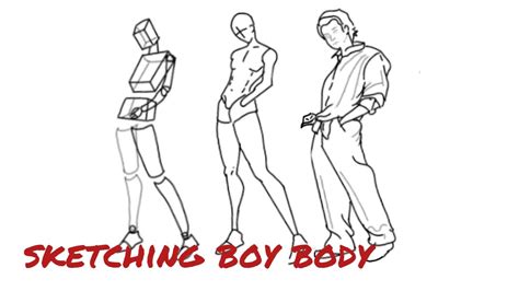 How To Draw Manga Body Male Body Proportionsdrawing Tutorial Youtube