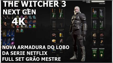 The Witcher Next Gen A Nova Armadura Do Lobo Da Nteflix Full Set