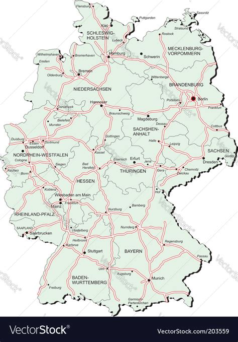 Where Is The Autobahn In Germany Map Interactive Map