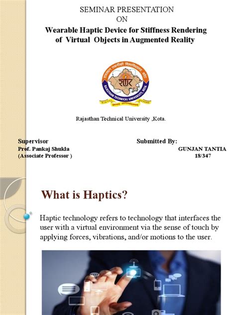 Haptics | PDF