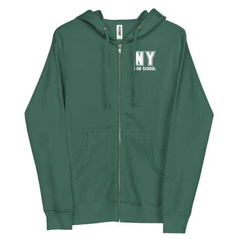 Unisex Fleece Zip Up Hoodie - NYLS Brand Shop