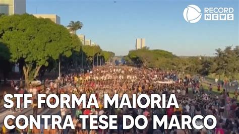 Stf Forma Maioria Contra Tese Do Marco Temporal Youtube