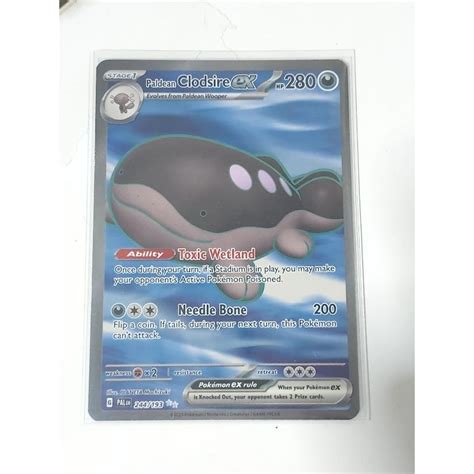 Pokemon Paldean Clodsire Full Art Paldea Evolved Card Shopee Singapore