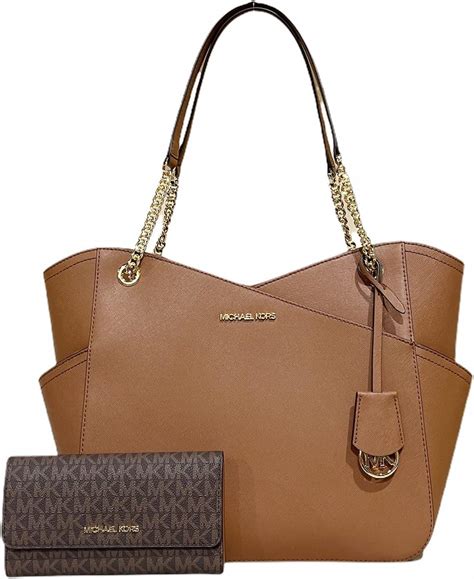 Michael Kors Michael Michael Kors Jet Set Travel Large Chain Shoulder Tote Bundled