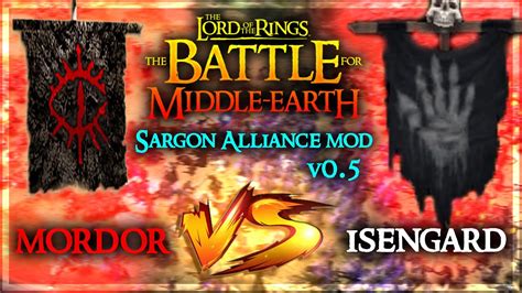 MORDOR Ordusu Vs ISENGARD Ordusu The Battle For Middle Earth