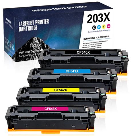 Xxl Toner Für Hp 203x Cf540x Color Laserjet Pro Mfp M281fdw M281fdn