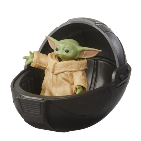 Star Wars Grogu and Hover Pram Toy 6-inch-Scale The Mandalorian Action ...