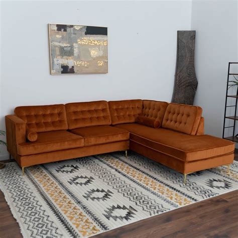 modern sectional sofa | furniture stores in houston tx | Best Furniture stores in Houston Velvet ...