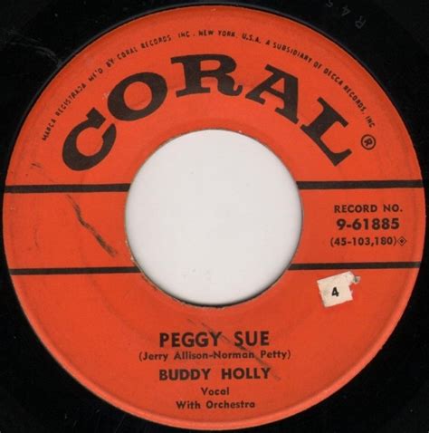 Buddy Holly - Peggy Sue / Everyday (1957, Richmond Pressing Label ...