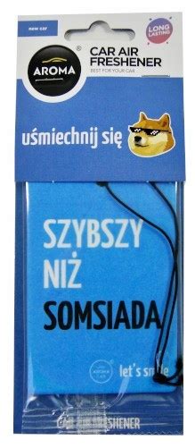 ZAWIESZKA ZAPACHOWA DO AUTA NEW CAR AROMA WG 041254 za 4 20 zł z Lubicz