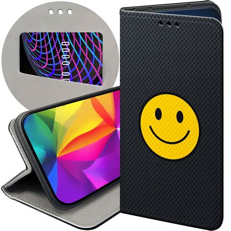 Etui Z Klapk Do Motorola Moto G Wzory U Miech Smile Emoji Futera