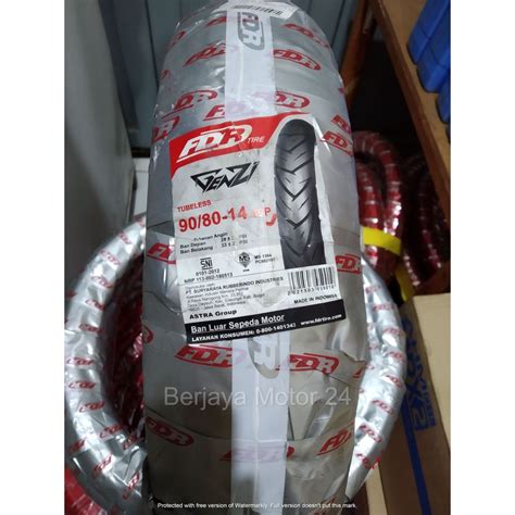 Jual Ban Motor Ring Matic Belakang Fdr Genzi Tubeless