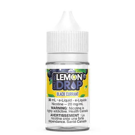 Lemon Drop Salt Nic Black Currant 30mL 180 Smoke