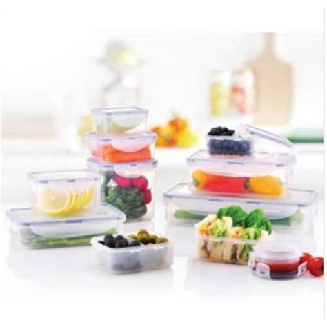 Lock Lock Easy Essentials Food Storage Container Set Clear 22