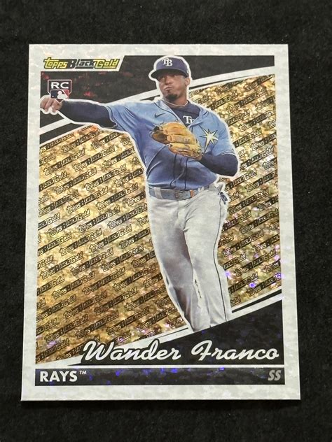 Lot 2022 Topps Update Black Gold Wander Franco Rc