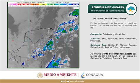 Clima Quintana Roo Generará lluvias el frente frío No 28