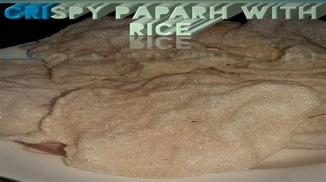 How To Make Rice Papad Chawal K Papad Homemade Papad With Rice Youtube