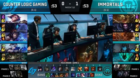 IMT Vs CLG Highlights NA LCS Summer 2017 Immortals Vs Counter Logic