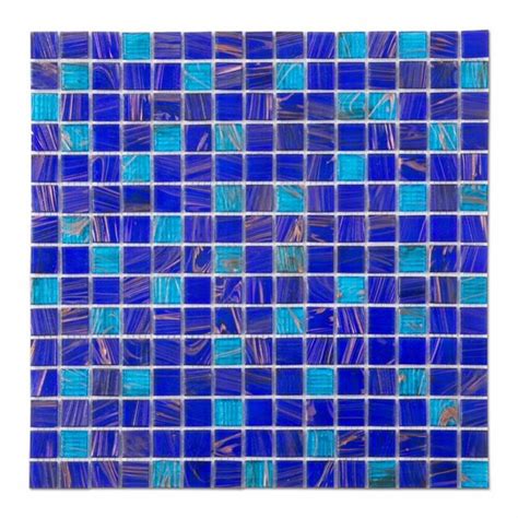 Golden Line Blue Pool Mosaic Tile Tai Decor®