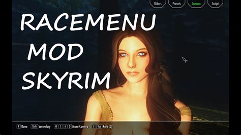 Skyrim Racemenu Mod Mod De Costumiza O Youtube