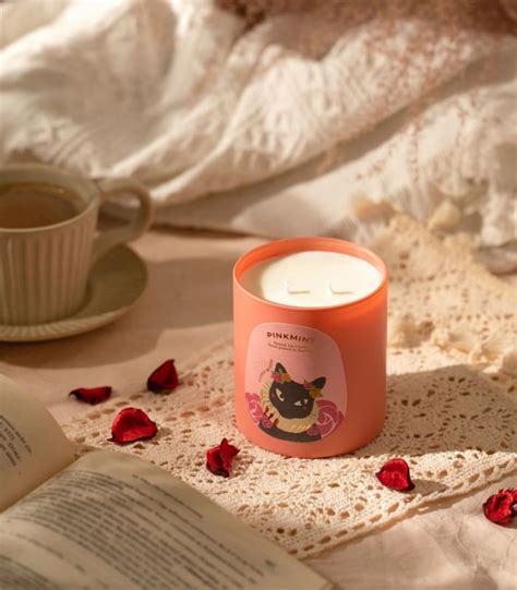 Peony Blush Double Wick Soy Candle Ink You