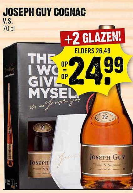 Joseph Guy Cognac V S Aanbieding Bij Dirck Iii Folders Nl