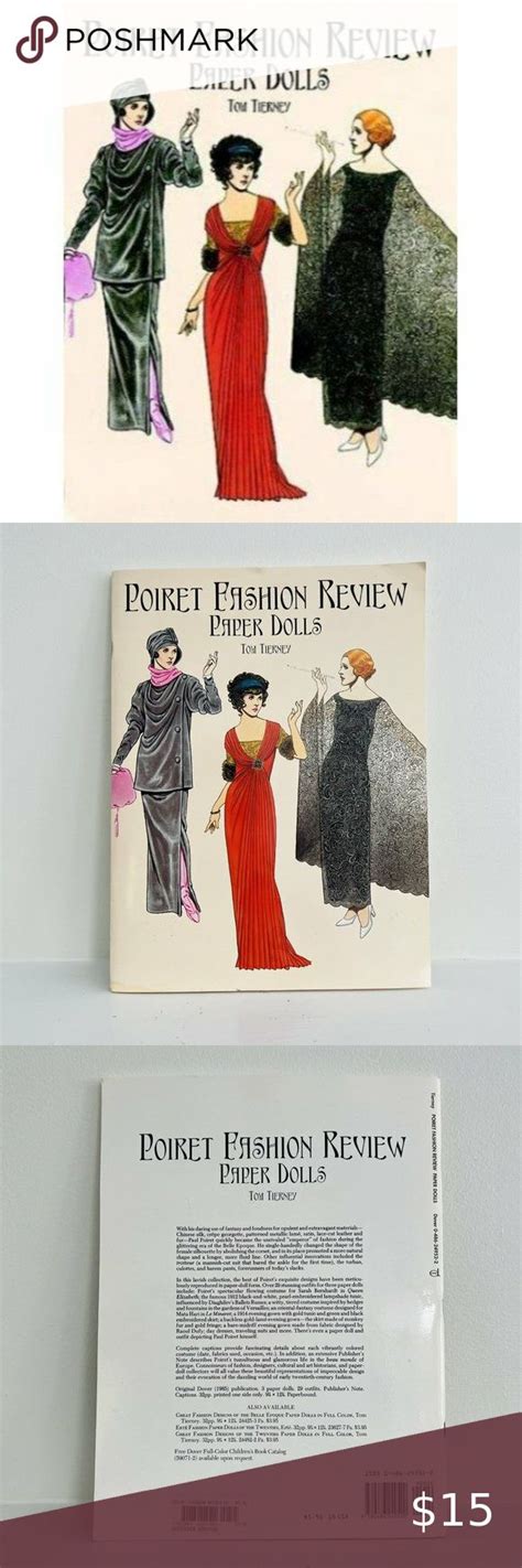 Poiret Fashion Review Paper Dolls In Full Color By Tom Tierney