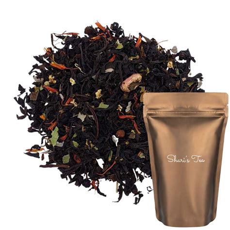 Sharis Tea Elderberry Loose Leaf Black Tea 3 Oz 85g